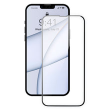 Заредете изображение във визуализатора на галерията – Baseus 0,3mm Full Screen Glass 2x tempered glass for iPhone 13 Pro Max full screen with frame black (SGQP010201) - TopMag

