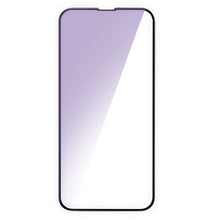 Заредете изображение във визуализатора на галерията – Baseus 2x Full screen 0,3 mm Anti Blue Light tempered glass with a frame iPhone 13 mini black (SGQP010301) (case friendly) - TopMag
