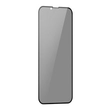 Заредете изображение във визуализатора на галерията – Baseus 0,23mm Anti Spy Full Screen Glass 2x tempered glass for iPhone 13 mini screen protector with frame black (SGQP020301) - TopMag
