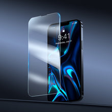 Заредете изображение във визуализатора на галерията – Baseus 0,3mm Porcelain Glass 2x tempered glass for iPhone 13 mini screen protector (SGBL030002) - TopMag
