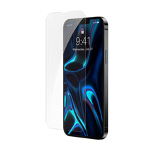 Заредете изображение във визуализатора на галерията – Baseus 0,3mm Porcelain Glass 2x tempered glass for iPhone 13 mini screen protector (SGBL030002) - TopMag
