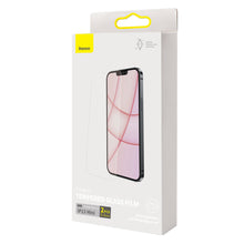 Заредете изображение във визуализатора на галерията – Baseus 0,3mm Porcelain Glass 2x tempered glass for iPhone 13 mini screen protector (SGBL030002) - TopMag
