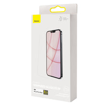 Заредете изображение във визуализатора на галерията – Baseus 0,3mm Porcelain Glass 2x Porcelain Tempered Glass for iPhone 13 Pro Max (SGBL030202) - TopMag
