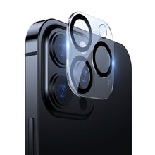 Заредете изображение във визуализатора на галерията – Baseus 2x 0,3 mm camera tempered glass iPhone 13 Pro Max / iPhone 13 Pro (SGQK000102) - TopMag
