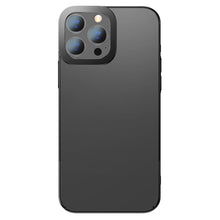 Заредете изображение във визуализатора на галерията – Baseus Glitter Hard PC Case Transparent Electroplating Cover for iPhone 13 Pro Max black (ARMC000201) - TopMag
