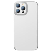 Заредете изображение във визуализатора на галерията – Baseus Glitter Hard PC Case Transparent Electroplating Cover for iPhone 13 Pro Max silver (ARMC000512) - TopMag
