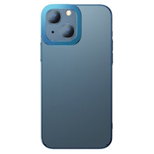 Заредете изображение във визуализатора на галерията – Baseus Glitter Hard PC Case Transparent Electroplating Cover for iPhone 13 blue (ARMC000603) - TopMag
