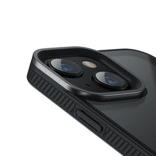 Заредете изображение във визуализатора на галерията – Baseus Crystal Phone Case hard case for iPhone 13 with TPU frame black (ARJT000001) - TopMag
