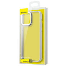 Заредете изображение във визуализатора на галерията – Baseus Crystal Phone Case hard case for iPhone 13 Pro with TPU frame grey (ARJT000413) - TopMag
