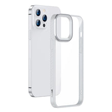 Заредете изображение във визуализатора на галерията – Baseus Crystal Phone Case hard case for iPhone 13 Pro Max with TPU frame grey (ARJT000513) - TopMag
