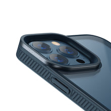Заредете изображение във визуализатора на галерията – Baseus Crystal Phone Case hard case for iPhone 13 Pro with TPU frame blue (ARJT000703) - TopMag
