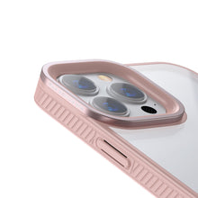 Заредете изображение във визуализатора на галерията – Baseus Crystal Phone Case hard case for iPhone 13 Pro with TPU frame pink (ARJT001004) - TopMag
