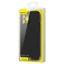 Заредете изображение във визуализатора на галерията – Baseus Liquid Gel Case Soft Flexible Rubber Cover for iPhone 13 Pro black (ARYT000101) - TopMag
