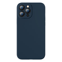 Заредете изображение във визуализатора на галерията – Baseus Liquid Gel Case Soft Flexible Rubber Cover for iPhone 13 Pro Max blue (ARYT000803) - TopMag
