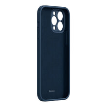 Заредете изображение във визуализатора на галерията – Baseus Liquid Gel Case Soft Flexible Rubber Cover for iPhone 13 Pro Max blue (ARYT000803) - TopMag
