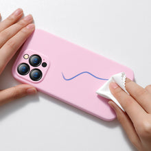Заредете изображение във визуализатора на галерията – Baseus Liquid Gel Case silicone cover for iPhone 13 Pro pink (ARYT001004) - TopMag

