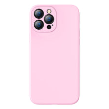 Заредете изображение във визуализатора на галерията – Baseus Liquid Gel Case silicone cover for iPhone 13 Pro pink (ARYT001004) - TopMag
