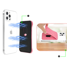 Заредете изображение във визуализатора на галерията – Kingxbar Magnetic Pocket Magnetic Wallet for iPhone 12/13 (Pro / Max / Mini) Stand Compatible with MagSafe Credit Card Holder Pink - TopMag
