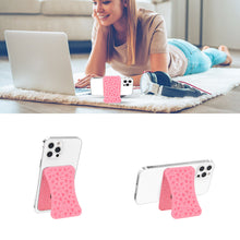 Заредете изображение във визуализатора на галерията – Kingxbar Magnetic Pocket Magnetic Wallet for iPhone 12/13 (Pro / Max / Mini) Stand Compatible with MagSafe Credit Card Holder Pink - TopMag
