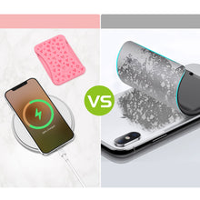 Заредете изображение във визуализатора на галерията – Kingxbar Magnetic Pocket Magnetic Wallet for iPhone 12/13 (Pro / Max / Mini) Stand Compatible with MagSafe Credit Card Holder Pink - TopMag
