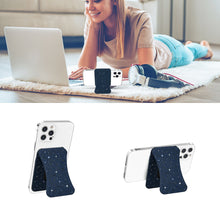 Заредете изображение във визуализатора на галерията – Kingxbar Magnetic Pocket Magnetic Wallet for iPhone 12/13 (Pro / Max / Mini) Stand Compatible with MagSafe Credit Card Holder Blue - TopMag
