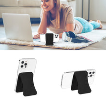 Заредете изображение във визуализатора на галерията – Kingxbar Magnetic Pocket Magnetic Wallet for iPhone 12/13 (Pro / Max / Mini) Stand Compatible with MagSafe Credit Card Holder Black - TopMag
