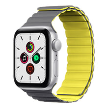 Заредете изображение във визуализатора на галерията – Kingxbar Magnetic Band Strap Watch Bracelet 6/5/4/3/2 (40mm / 38mm) Magnetic Silicone Band Yellow - TopMag
