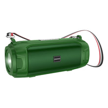 Заредете изображение във визуализатора на галерията – Dudao Wireless Bluetooth 5.0 Speaker 5W 1200mAh FM Radio Solar Panel Green (Y1XS-green) - TopMag
