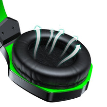 Заредете изображение във визуализатора на галерията – Joyroom Gaming 3.5mm mini jack with remote control and microphone for players black (JR-HG1 green) - TopMag
