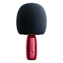 Заредете изображение във визуализатора на галерията – Joyroom wireless karaoke microphone with Bluetooth 5.0 speaker 2500mAh red (JR-K3 red) - TopMag
