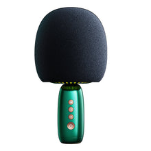 Заредете изображение във визуализатора на галерията – Joyroom wireless karaoke microphone with Bluetooth 5.0 speaker 2500mAh green (JR-K3 green) - TopMag
