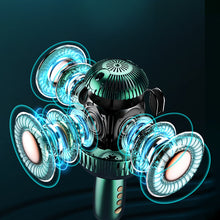 Заредете изображение във визуализатора на галерията – Joyroom wireless karaoke microphone with Bluetooth 5.0 speaker 2500mAh green (JR-K3 green) - TopMag
