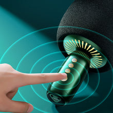 Заредете изображение във визуализатора на галерията – Joyroom wireless karaoke microphone with Bluetooth 5.0 speaker 2500mAh green (JR-K3 green) - TopMag
