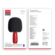 Заредете изображение във визуализатора на галерията – Joyroom wireless karaoke microphone with Bluetooth 5.0 speaker 2500mAh green (JR-K3 green) - TopMag
