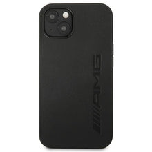 Заредете изображение във визуализатора на галерията – AMG AMHCP13SDOLBK iPhone 13 mini 5,4" czarny/black hardcase Leather Hot Stamped - TopMag

