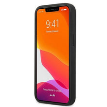 Заредете изображение във визуализатора на галерията – AMG AMHCP13SDOLBK iPhone 13 mini 5,4" czarny/black hardcase Leather Hot Stamped - TopMag
