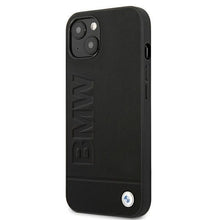 Заредете изображение във визуализатора на галерията – Etui BMW BMHCP13MSLLBK iPhone 13 6,1" czarny/black hardcase Signature Logo Imprint - TopMag
