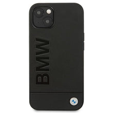 Заредете изображение във визуализатора на галерията – Etui BMW BMHCP13MSLLBK iPhone 13 6,1" czarny/black hardcase Signature Logo Imprint - TopMag

