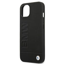 Заредете изображение във визуализатора на галерията – Etui BMW BMHCP13MSLLBK iPhone 13 6,1" czarny/black hardcase Signature Logo Imprint - TopMag
