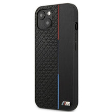 Заредете изображение във визуализатора на галерията – Etui BMW BMHCP13STRTBK iPhone 13 mini 5,4" czarny/black hardcase M Collection Triangles - TopMag
