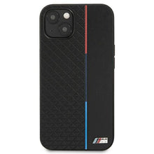 Заредете изображение във визуализатора на галерията – Etui BMW BMHCP13STRTBK iPhone 13 mini 5,4" czarny/black hardcase M Collection Triangles - TopMag
