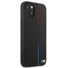 Заредете изображение във визуализатора на галерията – Etui BMW BMHCP13STRTBK iPhone 13 mini 5,4" czarny/black hardcase M Collection Triangles - TopMag
