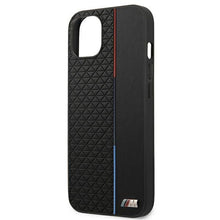 Заредете изображение във визуализатора на галерията – Etui BMW BMHCP13STRTBK iPhone 13 mini 5,4" czarny/black hardcase M Collection Triangles - TopMag
