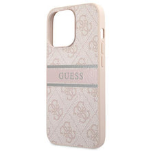 Заредете изображение във визуализатора на галерията – Guess GUHCP13L4GDPI iPhone 13 Pro / 13 6,1" różowy/pink hardcase 4G Stripe - TopMag
