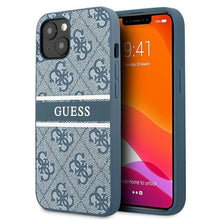 Заредете изображение във визуализатора на галерията – Guess GUHCP13S4GDBL 13 mini 5,4" niebieski/blue hardcase 4G Stripe - TopMag
