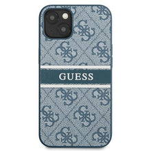 Заредете изображение във визуализатора на галерията – Guess GUHCP13S4GDBL 13 mini 5,4" niebieski/blue hardcase 4G Stripe - TopMag
