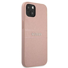 Заредете изображение във визуализатора на галерията – Guess GUHCP13SPSASBPI iPhone 13 mini 5,4" różowy/pink hardcase Saffiano Stripe - TopMag
