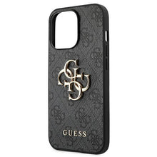 Заредете изображение във визуализатора на галерията – Guess GUHCP13X4GMGGR iPhone 13 Pro Max 6,7" szary/grey hardcase 4G Big Metal Logo - TopMag
