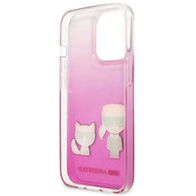 Заредете изображение във визуализатора на галерията – Karl Lagerfeld KLHCP13LCKTRP iPhone 13 Pro / 13 6,1" hardcase różowy/pink Karl &amp; Choupette - TopMag
