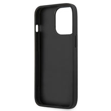 Заредете изображение във визуализатора на галерията – Karl Lagerfeld KLHCP13LSAKICKCBK iPhone 13 Pro / 13 6,1" czarny/black hardcase Saffiano Karl &amp; Choupette - TopMag
